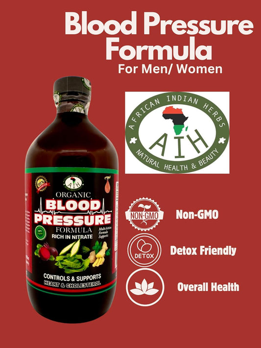 2-Pack Blood Pressure Herbal Bitter - Organic Beet Root, Turmeric Blend 16oz