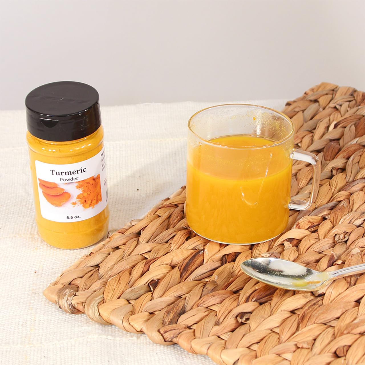 Turmeric Powder 5.5oz - Culinary Grade, Natural Spice for Golden Milk, Smoothies & Skin Care, Pure Curcuma Longa