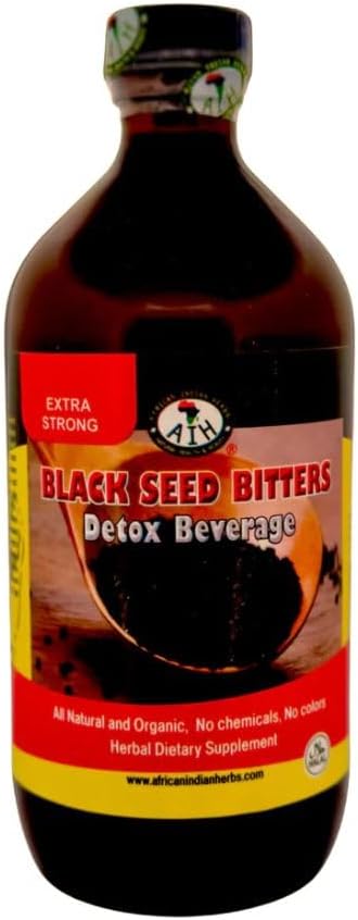 Extra Strong  Black Seed Bitter 8oz - Herbal Detox & Digestive Support